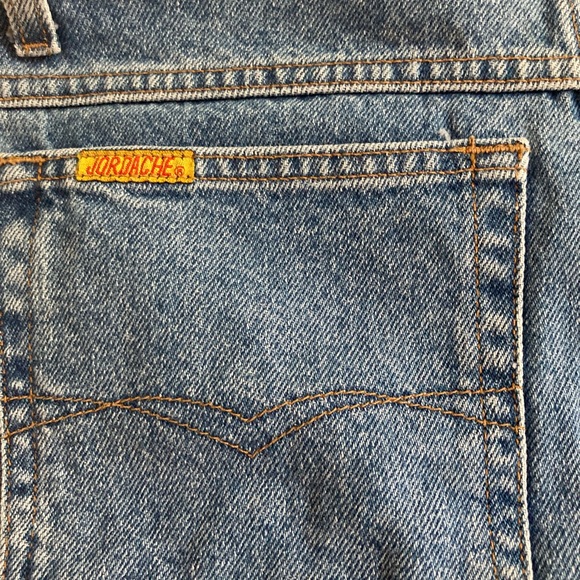 1990’s Y2K Jordache vintage deadstock raw denim high waisted jean zip shorts - Picture 12 of 14